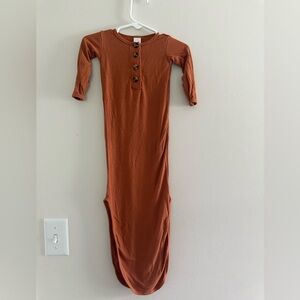 LOU LOU & COMPANY Ribbed Knotted Gown